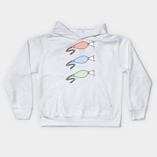 Piping Bags Pastel Baking Pattern Kids Hoodie